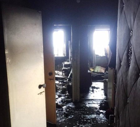 В Запорожье во время пожара в многоэтажке погибли два пенсионера
